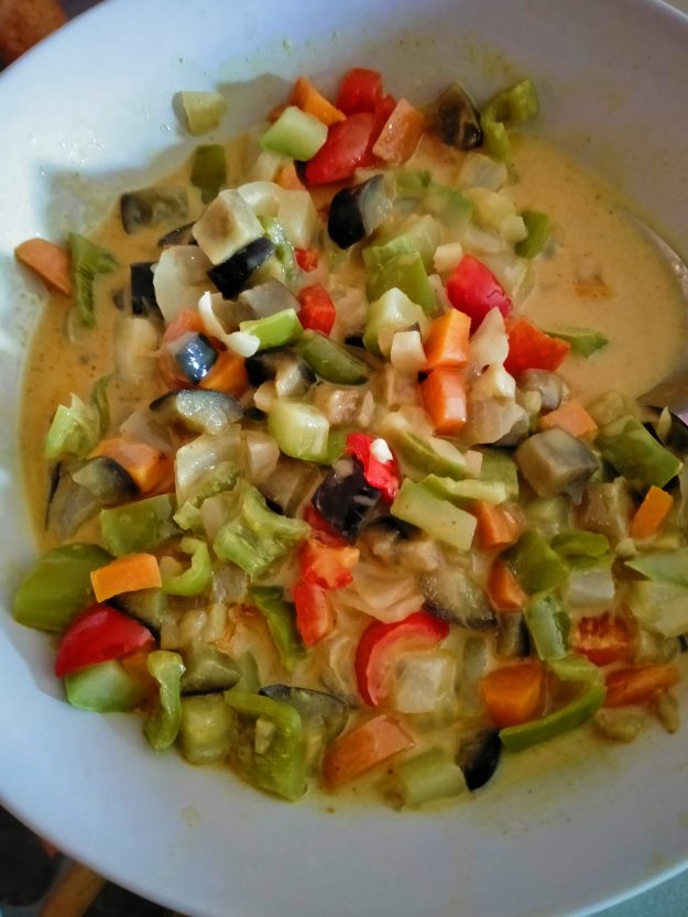 curry verduras